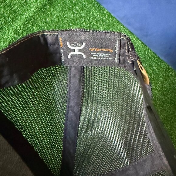 Hooey Roughy Rodeo Trucker Hat Tan Black Mesh Snapback Yupoong Western Cap OS - Picture 12 of 13